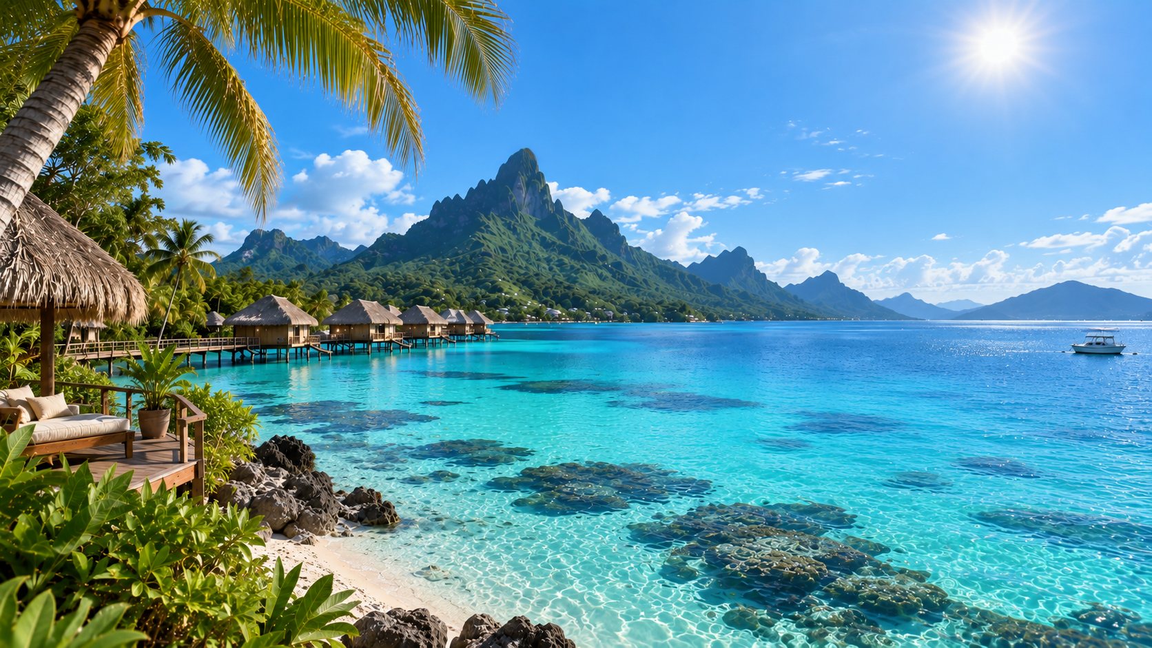 Bora Bora, sur le Motu